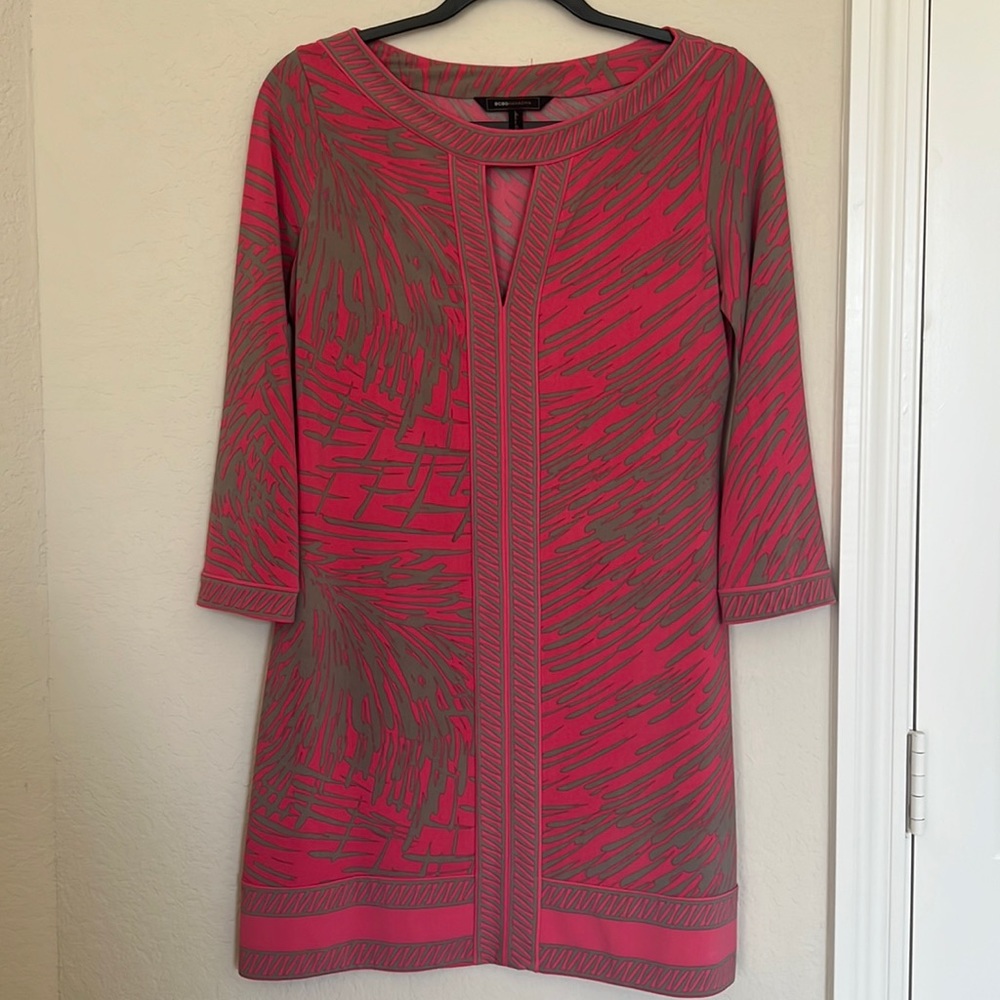 BCBG Max Azria Pink Mini Dress